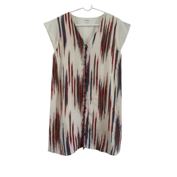 THML V-Neck Bojo Mini Dress Size Medium - Picture 1 of 9